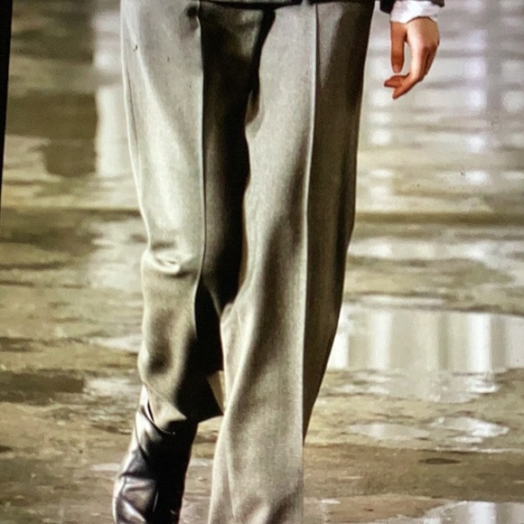 New! Zara. Wool trousers. Small. Gray/Brown. Front pockets. - Picture 7 of 10